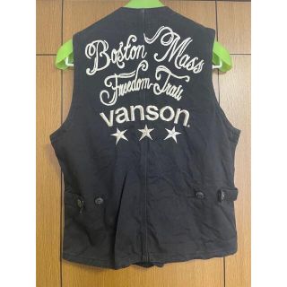 バンソン(VANSON)のvanson ベスト サイズ M 黒(ベスト)