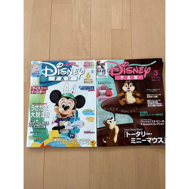 Disney(ディズニー)の【2冊のお値段です！】ディズニーファン6月3月号☆ エンタメ/ホビーの雑誌(アート/エンタメ/ホビー)の商品写真