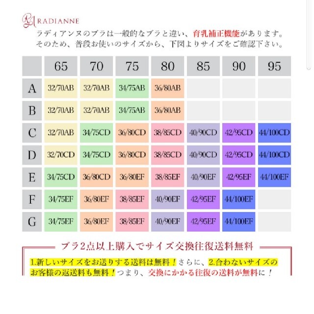 ラディアンヌ レディースの下着/アンダーウェア(ブラ)の商品写真