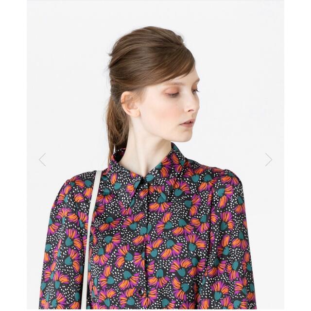 G ルルウィルビー アルアバイル allureville 花柄シャツワンピース