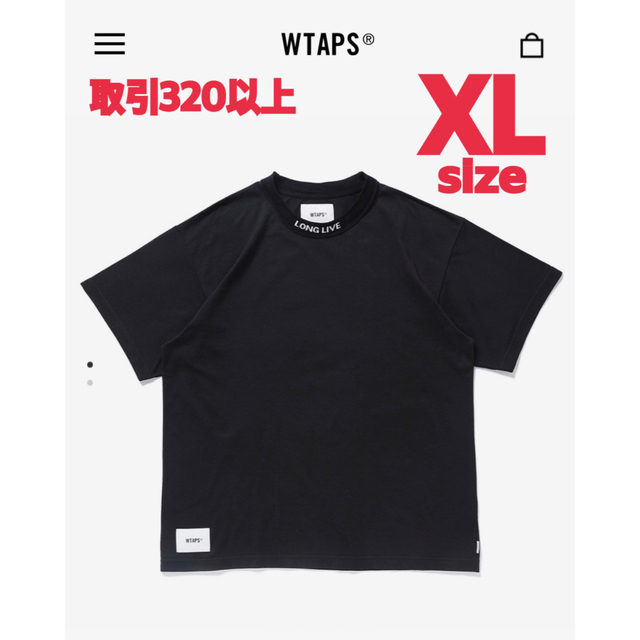 W)taps(ダブルタップス)のWTAPS 2022SS LLW SS COOLMAX TEE BLACK XL メンズのトップス(Tシャツ/カットソー(半袖/袖なし))の商品写真