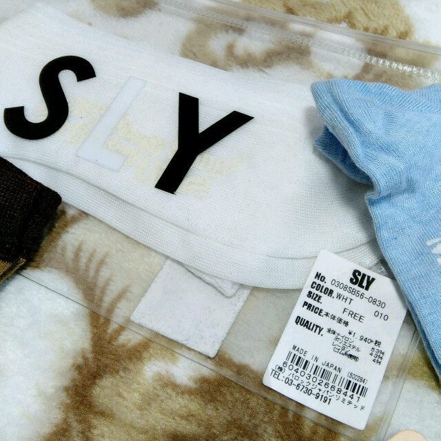 SLY(スライ)のh😃neyさん♪専用　ＳＬＹ他　靴下2足組♪ レディースのレッグウェア(ソックス)の商品写真