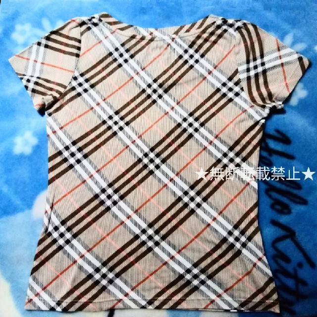美品 希少 バーバリーブルーレーベル ホースマーク入り トップス Tシャツ
