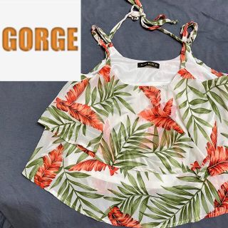 ゴージ(GORGE)のGORGE d.i.a. ハワイアン リゾート ギャル キャミ フリル トップス(ベアトップ/チューブトップ)