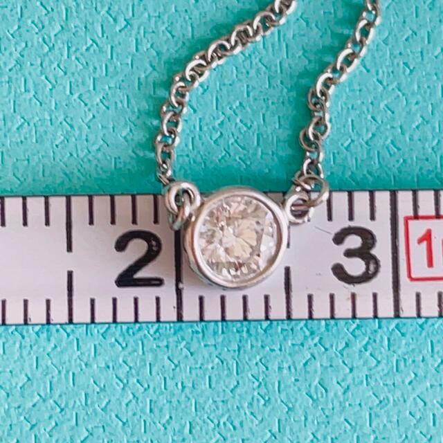 TIFFANY&Co. ティファニーバイザヤードプラチナネックレス0.26ct お土産・買い物 ティファニー バイザヤード ネックレス 0.26ct ネックレス