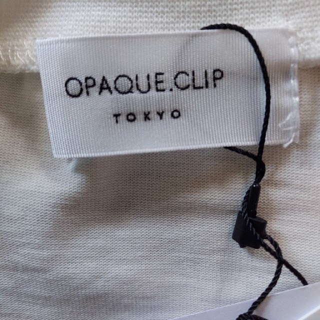 OPAQUE.CLIP(オペークドットクリップ)のオペーク　シンプルTシャツ　【M】 レディースのトップス(Tシャツ(半袖/袖なし))の商品写真