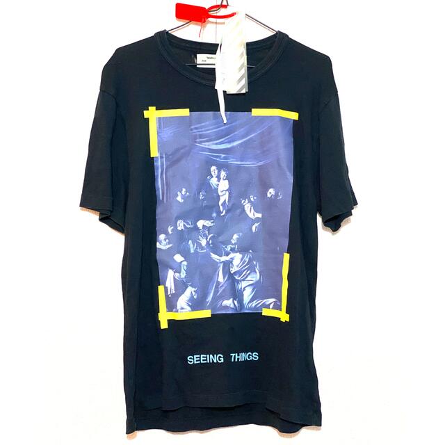 OFF-WHITE - ☆Ｎｏ．６５☆ 【黒・Ｍ】１点のみレアＴシャツ オフ