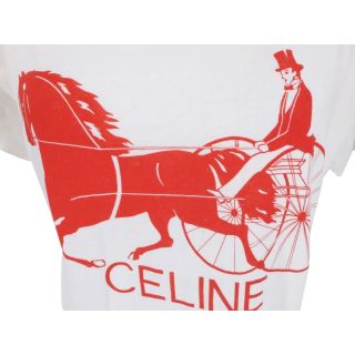 celine - セリーヌ 半袖Ｔシャツ サルキー Tシャツ コットン ホワイト