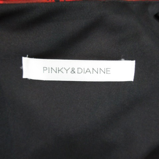 Pinky&Dianne(ピンキーアンドダイアン)のピンキー&ダイアン ピンダイ ワンピース ミモレ丈 ノースリーブ  38 レッド レディースのワンピース(ひざ丈ワンピース)の商品写真
