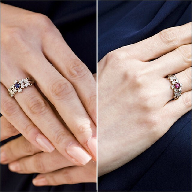 ベーネベーネ グラン・エグランテリア ブルーサファイア ダイヤモンド リング レディースのアクセサリー(リング(指輪))の商品写真