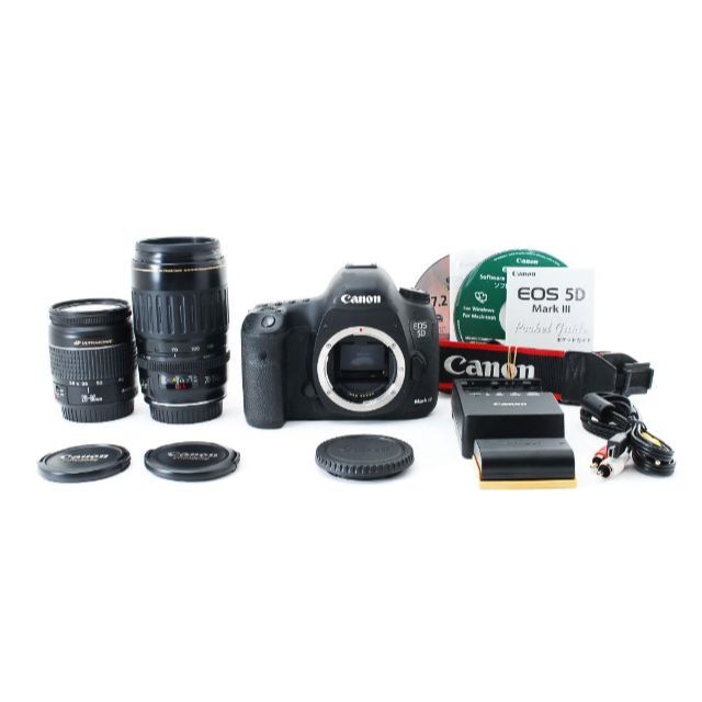 ☆お買い得☆C キャノン EOS 5D MarkIIIダブルレンズの通販