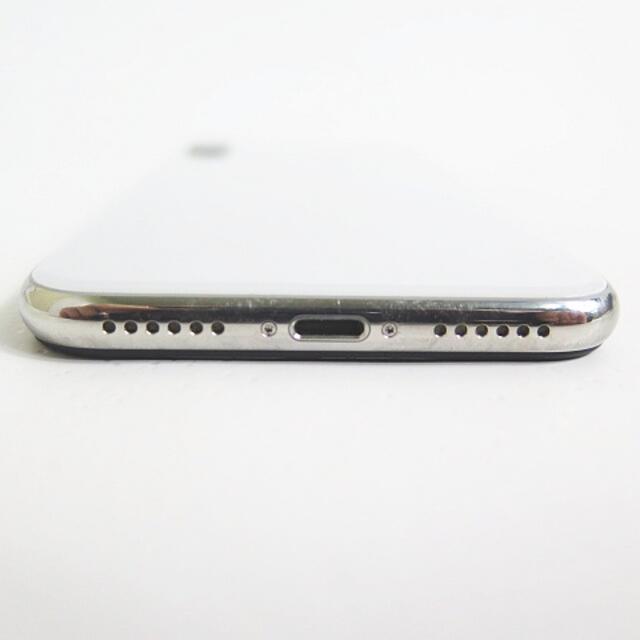 iPhoneX 64GB シルバー ドコモ 〇判定 simロック解除