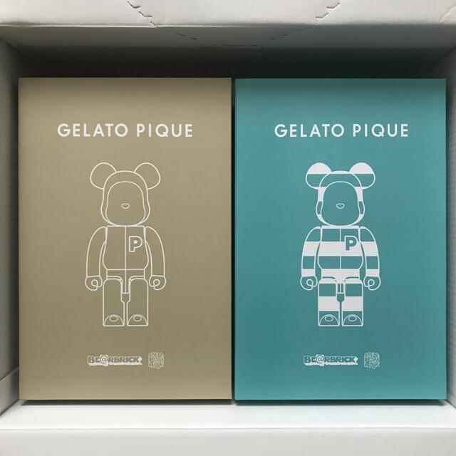 BE@RBRICK(ベアブリック)のGELATO PIQUE × BE@RBRICK 400% BEIGE・MINT エンタメ/ホビーのフィギュア(その他)の商品写真