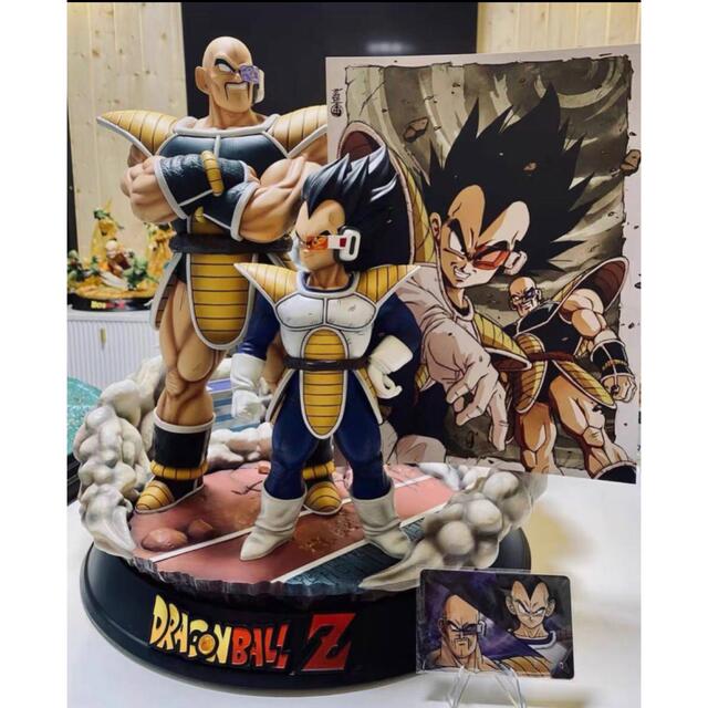 40cm正規品専用箱付きドラゴンボール　フィギュア　初登場　ベジータ&ナッパ　塗装済み ガレージキット