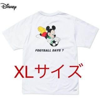 エフシーアールビー(F.C.R.B.)の白　XLサイズ　FCRB DISNEY FOOTBALL DAYS ? TEE(Tシャツ/カットソー(半袖/袖なし))