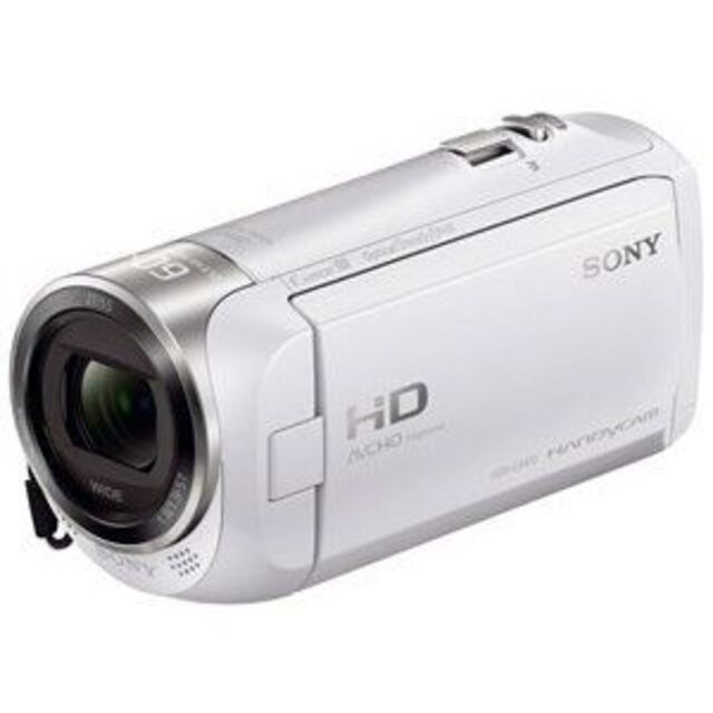 【新品未使用】SONY ビデオカメラ HDR-CX470W（ホワイト）　 スマホ/家電/カメラのカメラ(ビデオカメラ)の商品写真