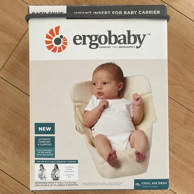 Ergobaby(エルゴベビー)のエルゴベビーキャリア　インファントインサート キッズ/ベビー/マタニティの外出/移動用品(抱っこひも/おんぶひも)の商品写真