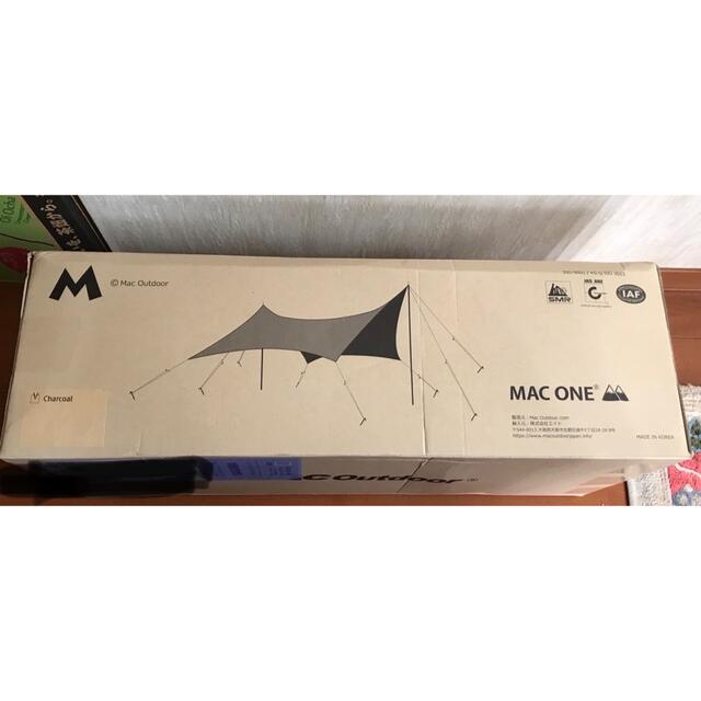 MacOutdoor MacOne タープ Charcoal L 新品未開封