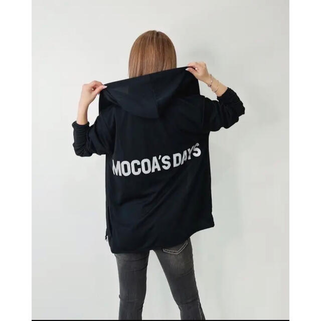 モコアズ❤︎UVカットMOCOAS DAYS 反射ドライパーカー　ブラック レディースのトップス(パーカー)の商品写真