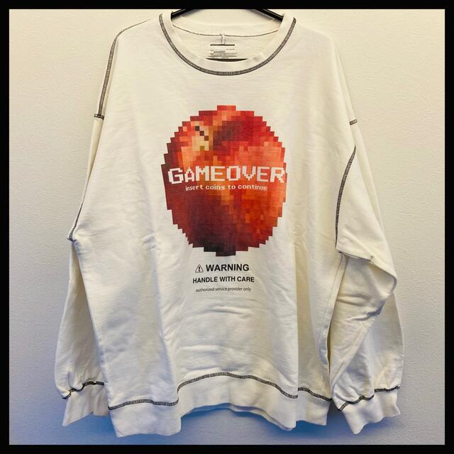 SHAREEF シャリーフ19AW ドットアップル スウェット ゲームオーバー