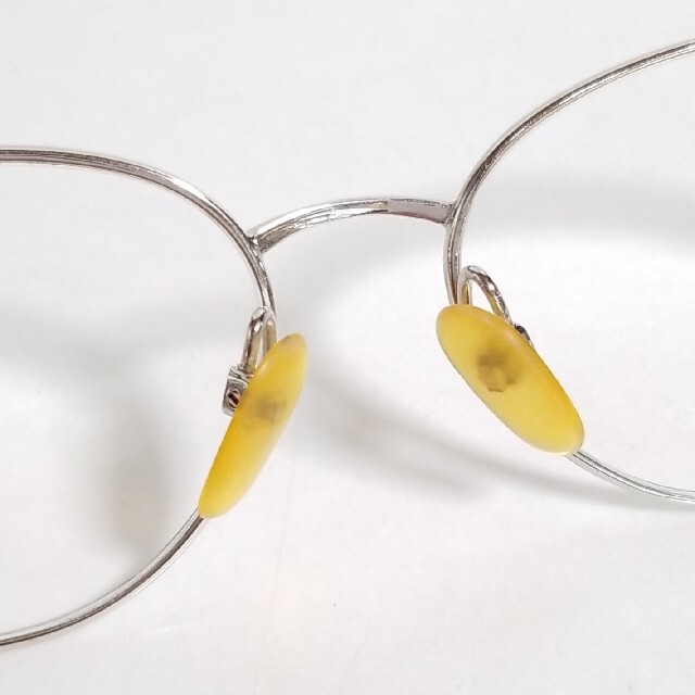 K14WG刻印あり 老眼鏡 メガネ ホワイトゴールド - サングラス/メガネ