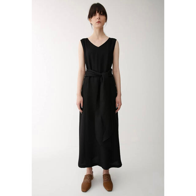 moussy(マウジー)のmoussy COMFORT SLEEVELESS DRESS レディースのワンピース(ロングワンピース/マキシワンピース)の商品写真