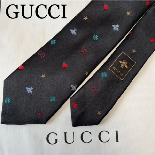 国産安い Gucci GUCCIbee ＊ GG マルチカラードレスネクタイグッチ極美品の通販 by  S♡お値下げご希望金額ご提示下さい♡｜グッチならラクマ