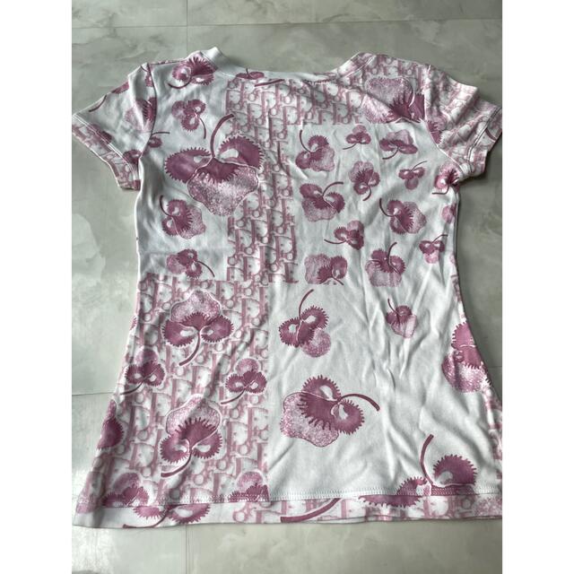 Christian Dior Tシャツ　トロッター柄　花柄トップス