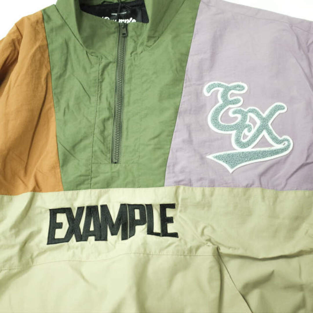 EXAMPLE エグザンプル 22SS NYLON MULTICOLORED HALFZIP ANORAK ナイロンマルチカラーハーフジップアノラック ex22ss-tp-0017 XL MULTI ジャケット ブルゾン SOSHI-NET BB アウター【新古品】【中古】【EXAMPLE】 メンズのジャケット/アウター(ブルゾン)の商品写真