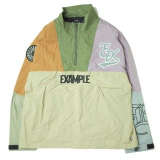 EXAMPLE エグザンプル 22SS NYLON MULTICOLORED HALFZIP ANORAK ナイロンマルチカラーハーフジップアノラック ex22ss-tp-0017 XL MULTI ジャケット ブルゾン SOSHI-NET BB アウター【新古品】【中古】【EXAMPLE】(ブルゾン)