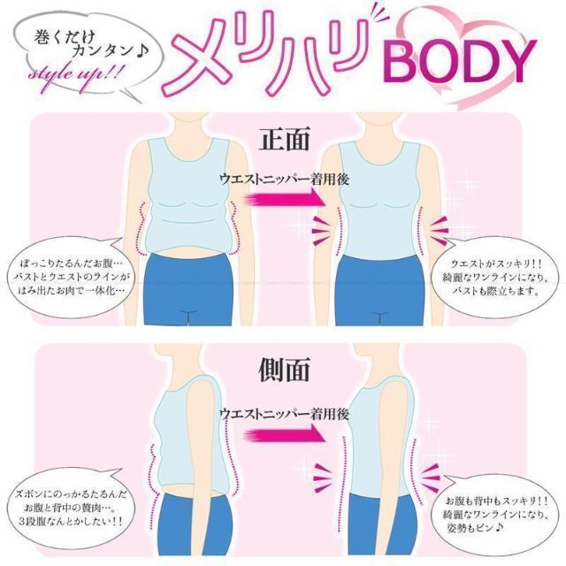 コルセット ウエストニッパー ホワイト M コスメ/美容のダイエット(その他)の商品写真