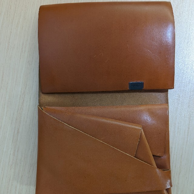 所作　財布　Short Wallet 1.0　オレンジ メンズのファッション小物(折り財布)の商品写真