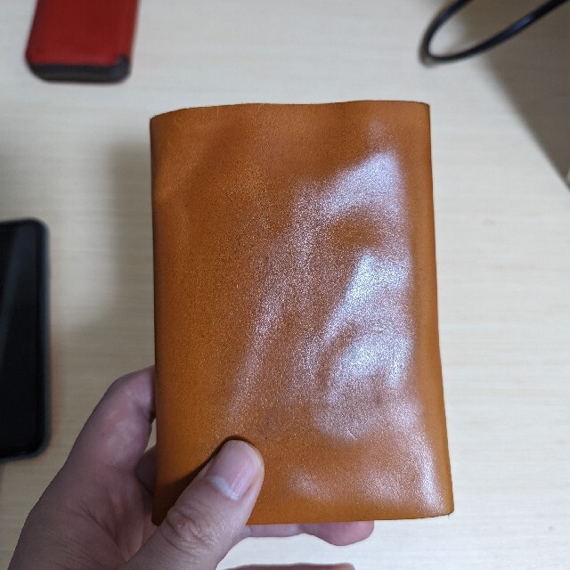 所作　財布　Short Wallet 1.0　オレンジ メンズのファッション小物(折り財布)の商品写真