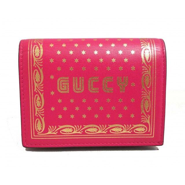 グッチ 財布 カードケース ウォレット コンパクト ピンク GUCCI 高級