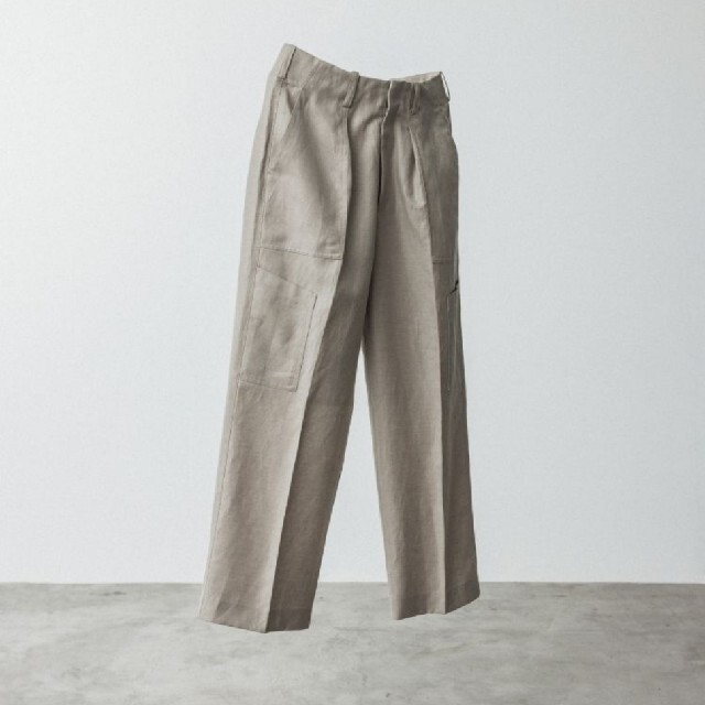 リドム lidnm WOOL LINEN UTILITY SLACKS Mサイズ 配送員設置 ttad.com.br