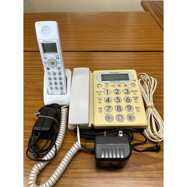 Pioneer(パイオニア)のパイオニア電話機TF-LU149-w  子機付 動作品  Pioneer スマホ/家電/カメラの生活家電(その他)の商品写真