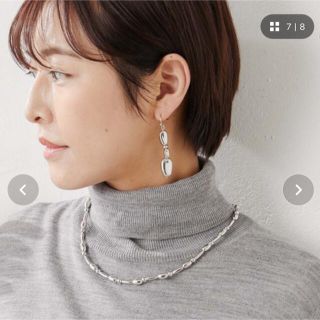 イアパピヨネ(ear PAPILLONNER)の【お値下げ】ear  papillonner  メタルパーツネックレス(ネックレス)