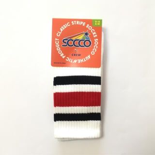 SOCCO ソッコ MADE IN USA ライン ソックス 靴下(ソックス)