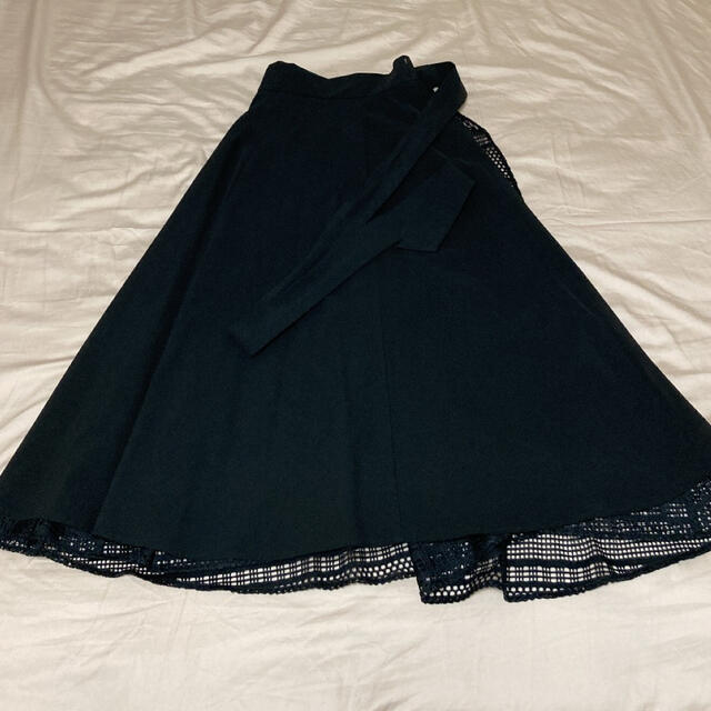UNITED TOKYO リバーシブルラップフレアスカート●ひこさま専用 レディースのスカート(ロングスカート)の商品写真
