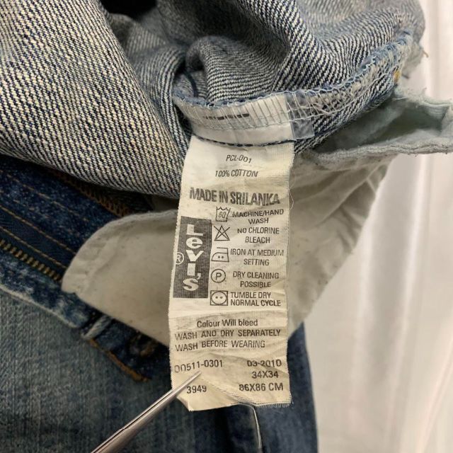 数量限定低価 Levi's - 雰囲気抜群 OLD リーバイス LEVI'S 511 デニム