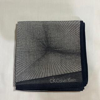 カルバンクライン(Calvin Klein)のカルバンクライン　ハンカチ　未使用品　グレー　#1953(ハンカチ/ポケットチーフ)