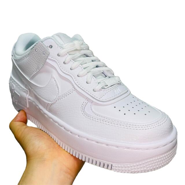 NIKE Air Force エアフォース1 シャドウ ホワイト 厚底23