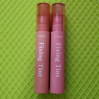 エチュードハウス(ETUDE HOUSE)の(中古)ETUDE Fixing Tint 2点セット(口紅)