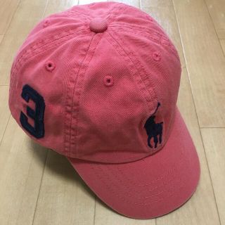 ポロラルフローレン(POLO RALPH LAUREN)のラルフローレンキャップ2T〜4T レッド(帽子)