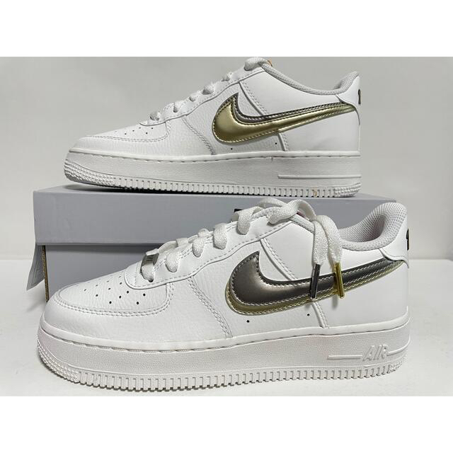 NIKE - 【新品】24.5cm Nikeエアフォース1 GS Double Swoosh の通販 by