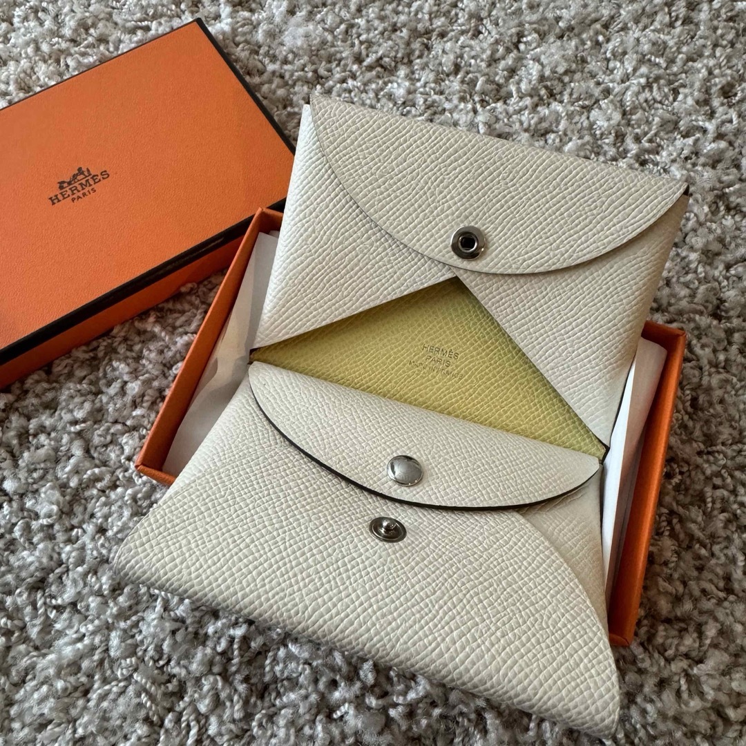 HERMES カルヴィ デュオ ヴェルソ カードケース 名刺入れ 小銭 HERMES カルヴィ デュオ ヴェルソ カードケース 名刺入れ 小銭