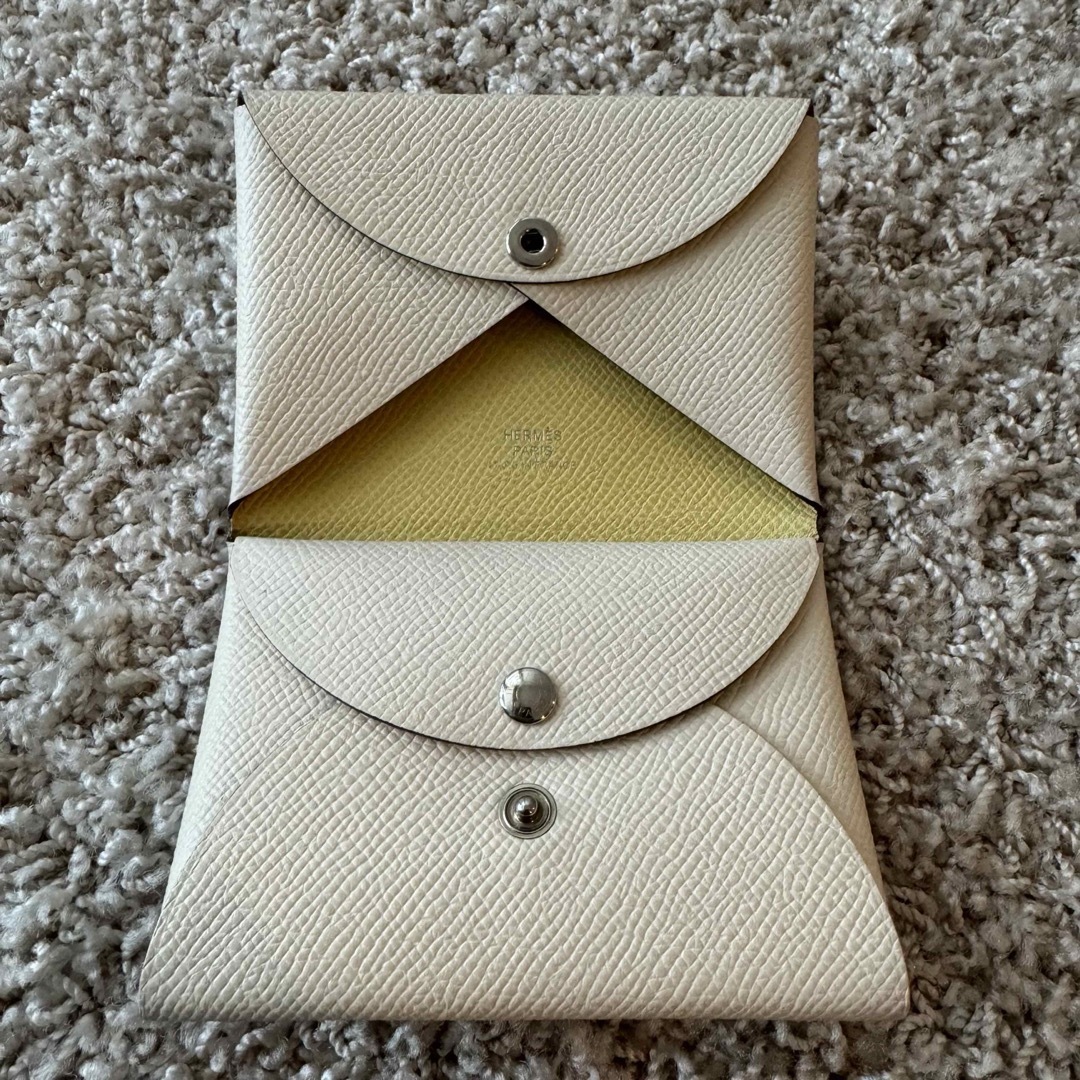 HERMES カルヴィ デュオ ヴェルソ カードケース 名刺入れ 小銭 HERMES カルヴィ デュオ ヴェルソ カードケース 名刺入れ 小銭