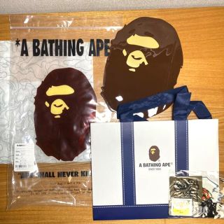 アベイシングエイプ(A BATHING APE)のBAPE　アベイシングエイプ ショップ バッグ　ステッカー(エコバッグ)