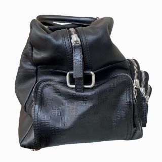 GIVENCHY - ジバンシー オールレザー ボストンバッグ 2WAY 黒 ゴロ