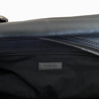 GIVENCHY - ジバンシー オールレザー ボストンバッグ 2WAY 黒 ゴロ